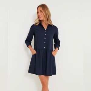 Tuckernuck Midnight navy Hayes dress Sz S